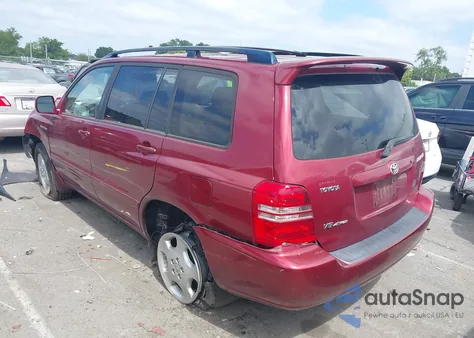 2005 Toyota Highlander Limited V6 z USA, uszkodzony, nr VIN JTEEP21A750087838